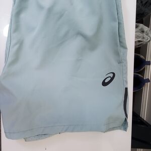 Asics Women Light Blue Shorts